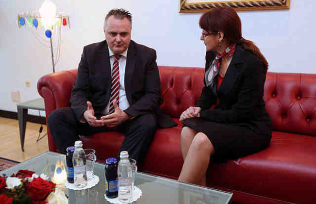 Andreja Katic und Mag. Hans Peter Doskozil Andreja Katic und Mag. Hans Peter Doskozil