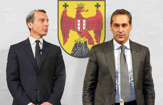 Kern u Strache Bundeskanzler Christian Kern und HC. Strache