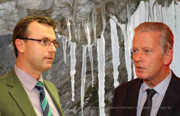 Eiszeit Eiszeit zwischen Norbert Hofer und Reinhold Mitterlehner