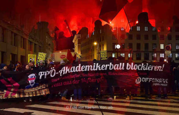 Akademikerball-Demo Akademikerball-Demo
