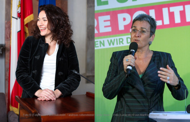 Ingrid Felipe und Ulrike Lunacek Ingrid Felipe (li) und Ulrike Lunacek (re)