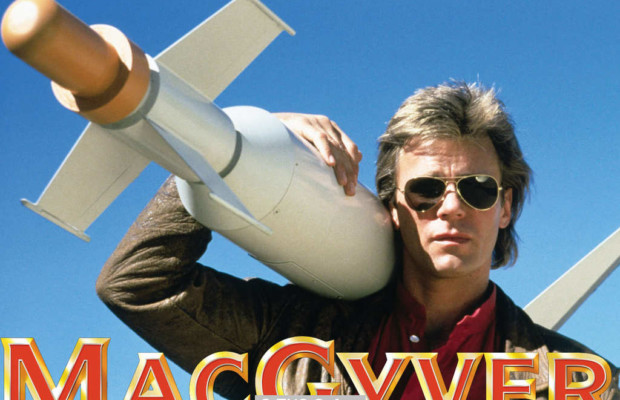 Richard Dean Anderson as MacGyver Richard Dean Anderson as MacGyver