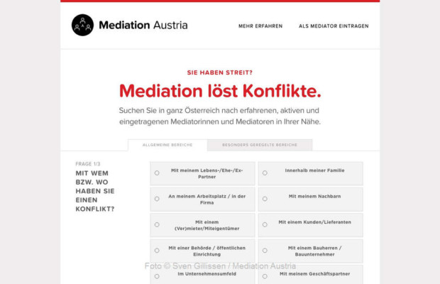 Suche nach MediatorInnen Suche nach MediatorInnen