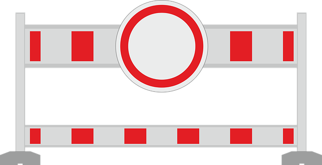 Absperrung