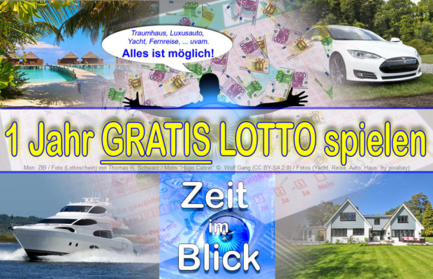 1 Jahr Lotto Teilnahme zu gewinnen! 1 Jahr Lotto Teilnahme zu gewinnen!