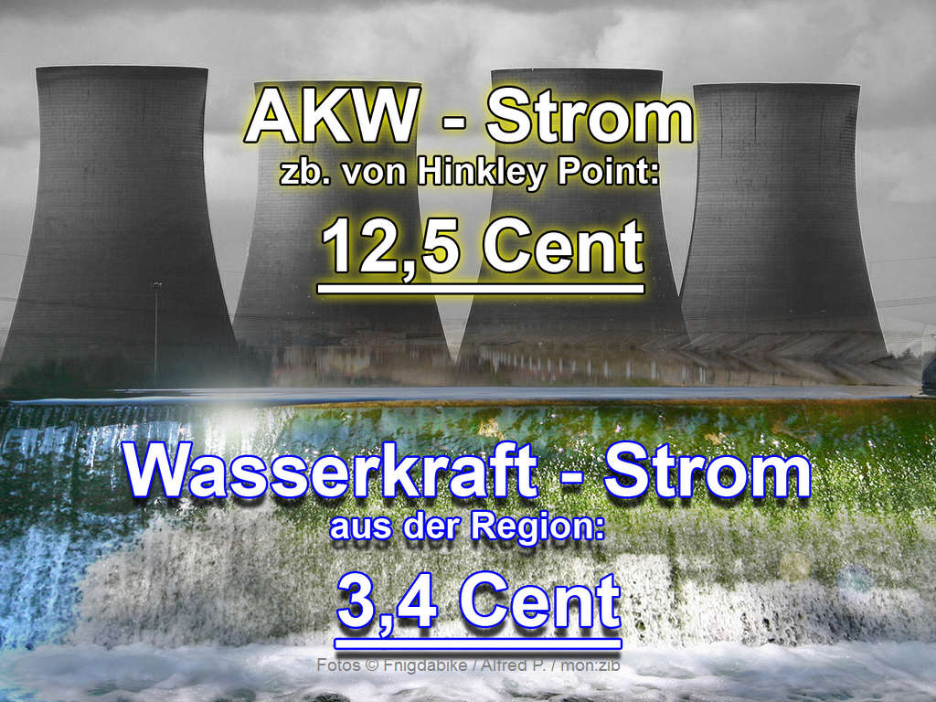Atomstrom vs. Wasserkraft