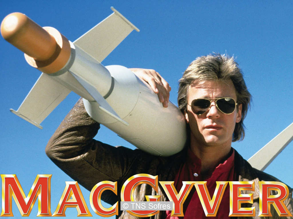 Richard Dean Anderson as MacGyver