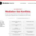 Suche nach MediatorInnen