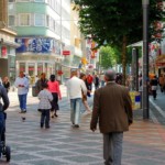 Fußgängerzone, Einkaufsstraße