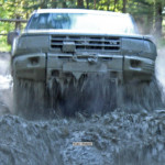 Auto und Hochwasser