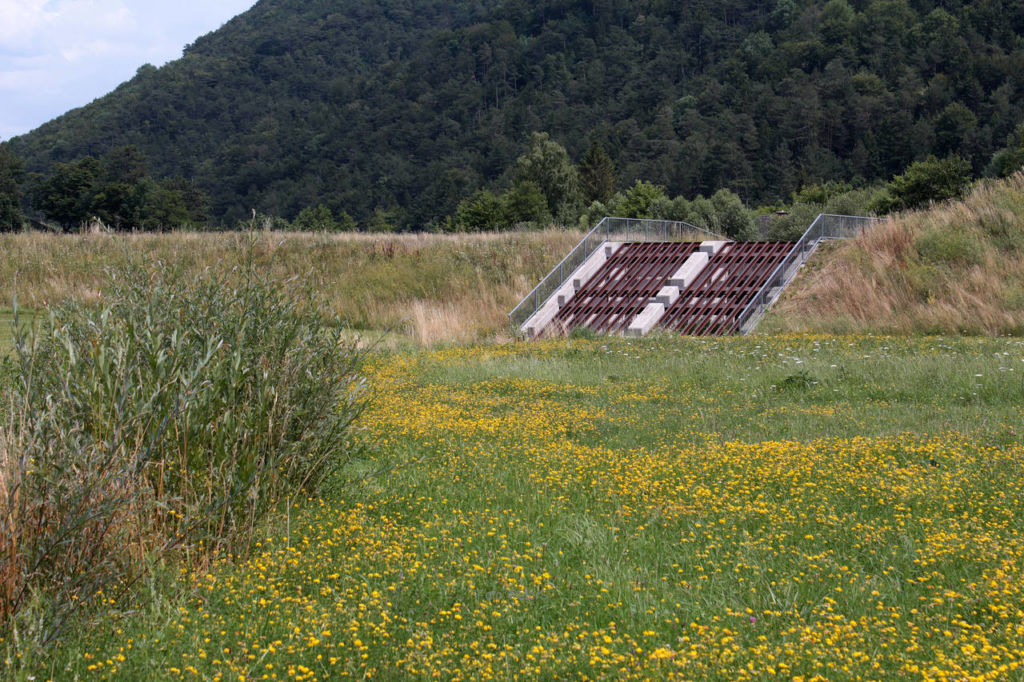 Hochwasser Schutzbauten Furth