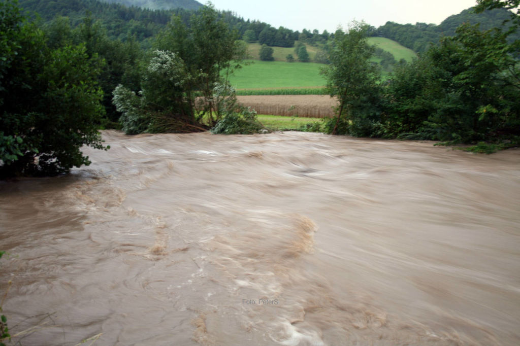 Altenmarkt - Sulzbach Hochwasser 3.8.2014