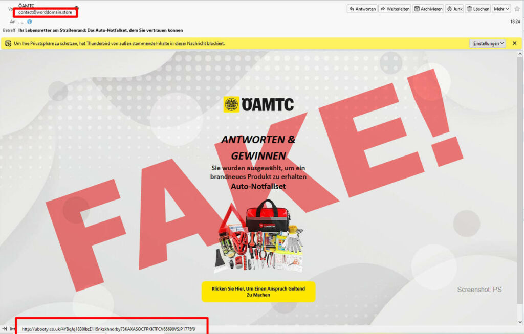 ÖAMTC Fakermail