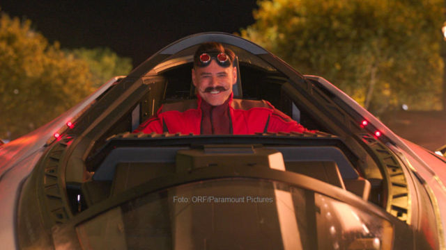Jim Carrey, Brilliant als Dr. Ivo Robotnik!  |  Foto: ORF/Paramount Pictures. Sonic the Hedgehog