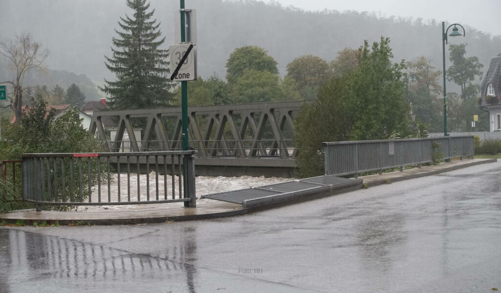Hochwasser 09 2024: Weissenbach 15.09.2024 | Foto: HH Hochwasser 09 2024: Weissenbach