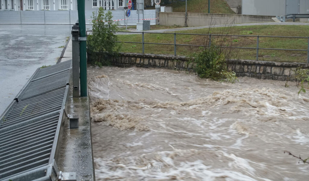 Hochwasser 09 2024: Weissenbach 15.09.2024 | Foto: HH Hochwasser 09 2024: Weissenbach